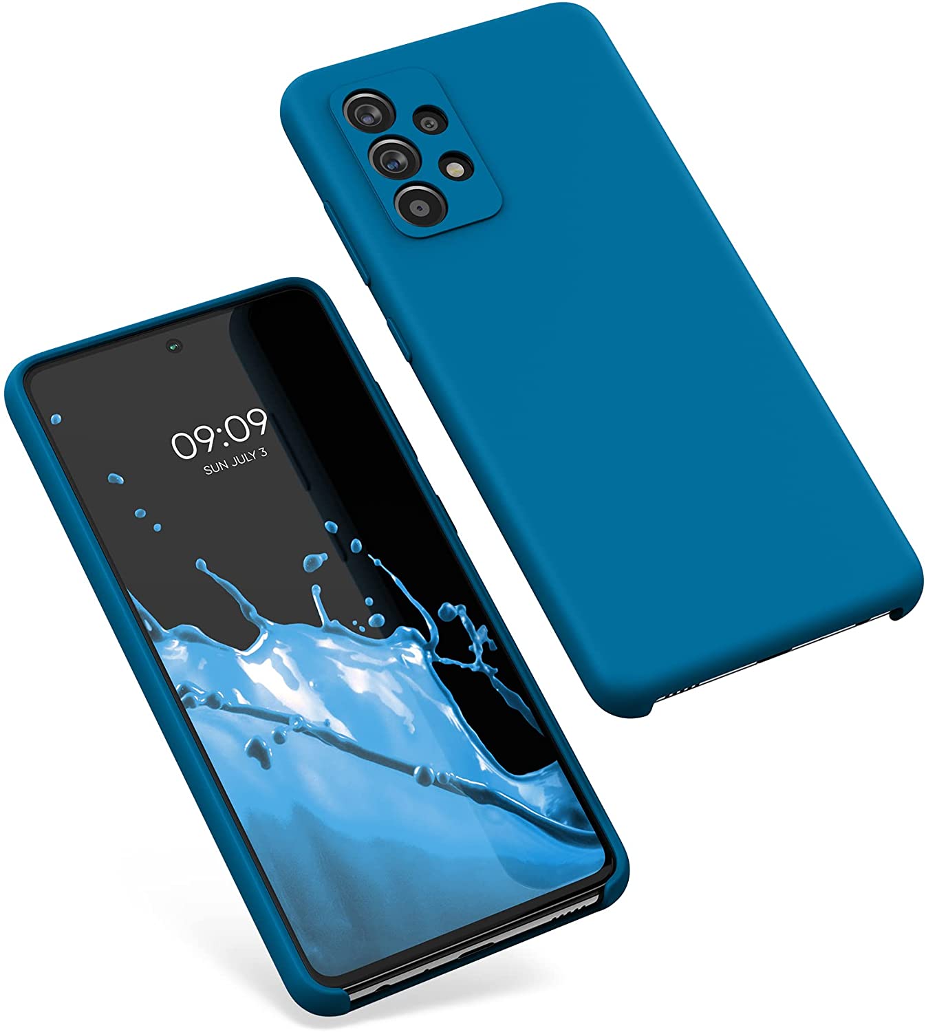 KW Samsung Galaxy A52 / A52 5G / A52s 5G Θήκη Σιλικόνης Rubber TPU - Blue Reef - 54347.228