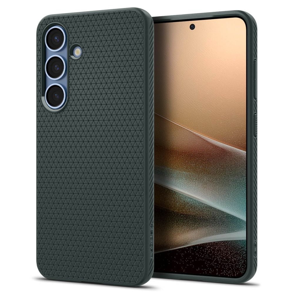 Spigen Samsung Galaxy S25 Liquid Air Θήκη Σιλικόνης - Abyss Green
