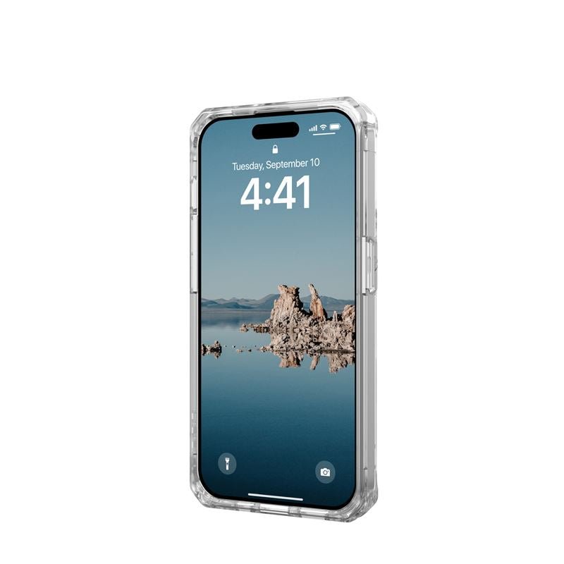 UAG iPhone 15 Pro Plyo Series Θήκη Υψηλής Προστασίας με MagSafe - Ice / Rose Gold - Διάφανη