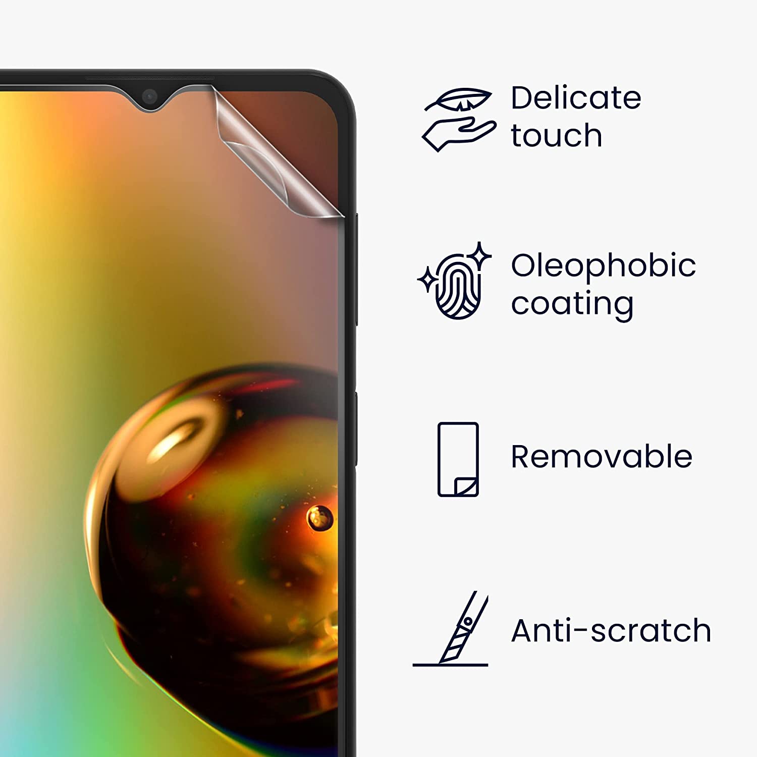 KW Samsung Galaxy A13 5G - 6 Μεμβράνες Προστασίας Οθόνης - Διάφανες - 59357.1