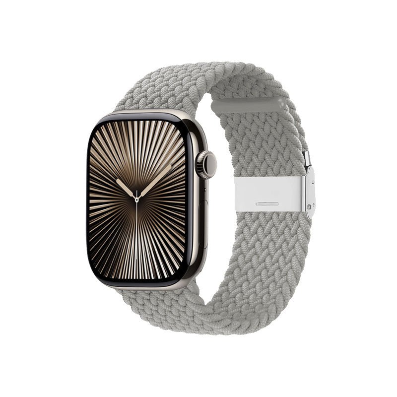 Crong Λουράκι Apple Watch 4/5/6/7/8/9/10/11 - SE (1/2/3) - Ultra (1/2/3) - 42/44/45/49mm Wave Band - Light Grey
