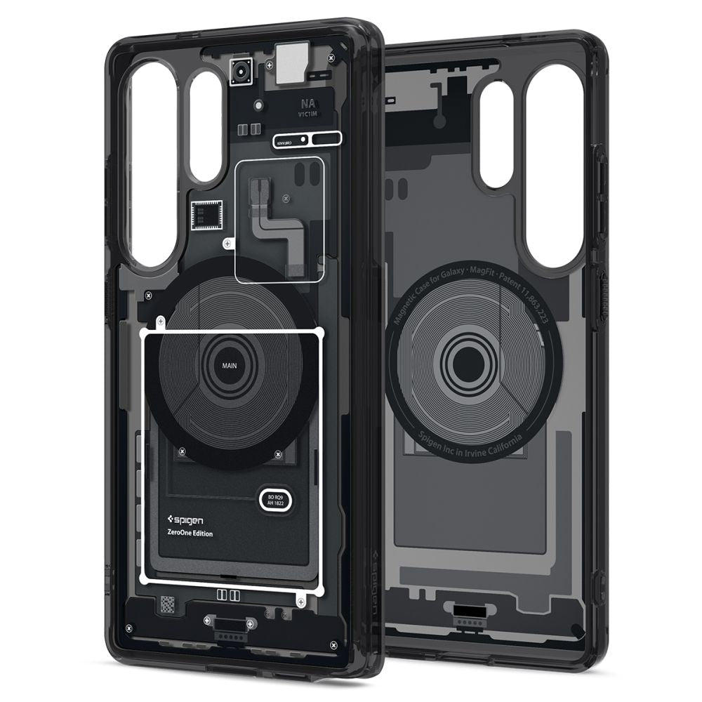 Spigen Samsung Galaxy S25 Ultra - Ultra Hybrid Mag - Σκληρή Θήκη με Πλαίσιο Σιλικόνης Και MagSafe - Zero One Black