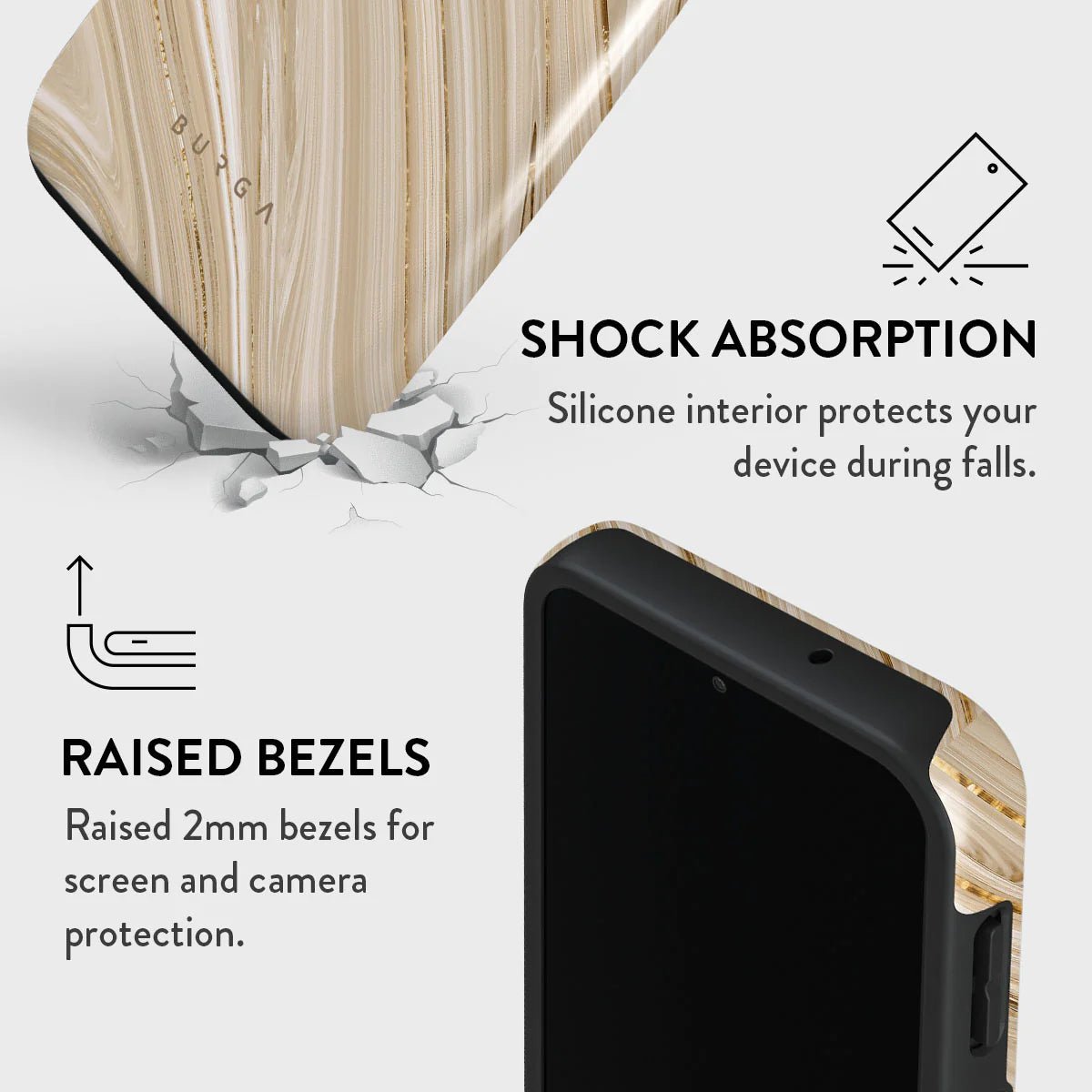 Burga Samsung Galaxy A25 5G Fashion Tough Σκληρή Θήκη - Full Glam