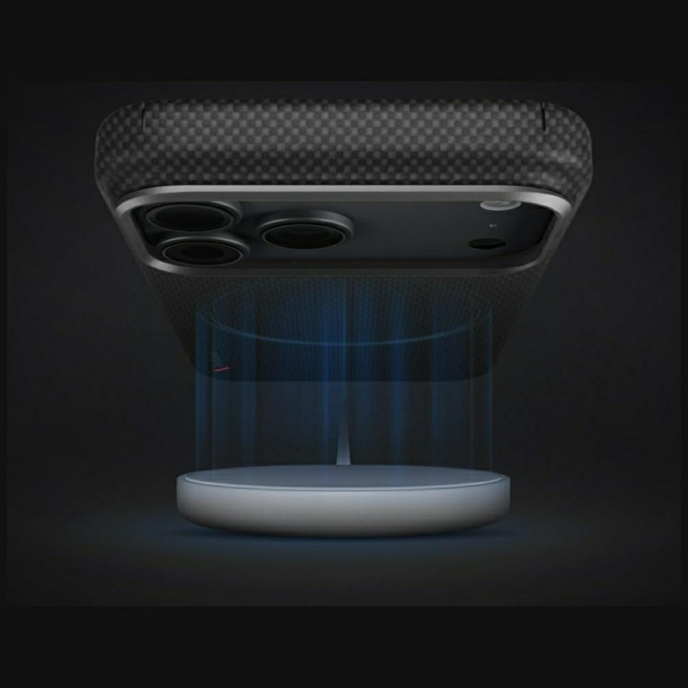 Uniq iPhone 18 Pro Max / iPhone 17 Pro Max - Σκληρή Θήκη με Πλαίσιο Σιλικόνης MagSafe - Keva EDGE Magclick - Black