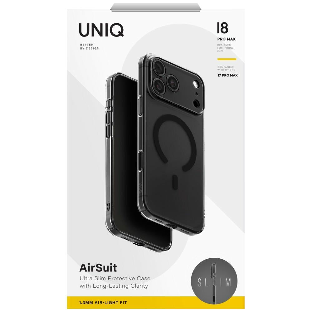 Uniq iPhone 18 Pro Max / iPhone 17 Pro Max - Σκληρή Θήκη με MagSafe - Airsuit MagClick - Black