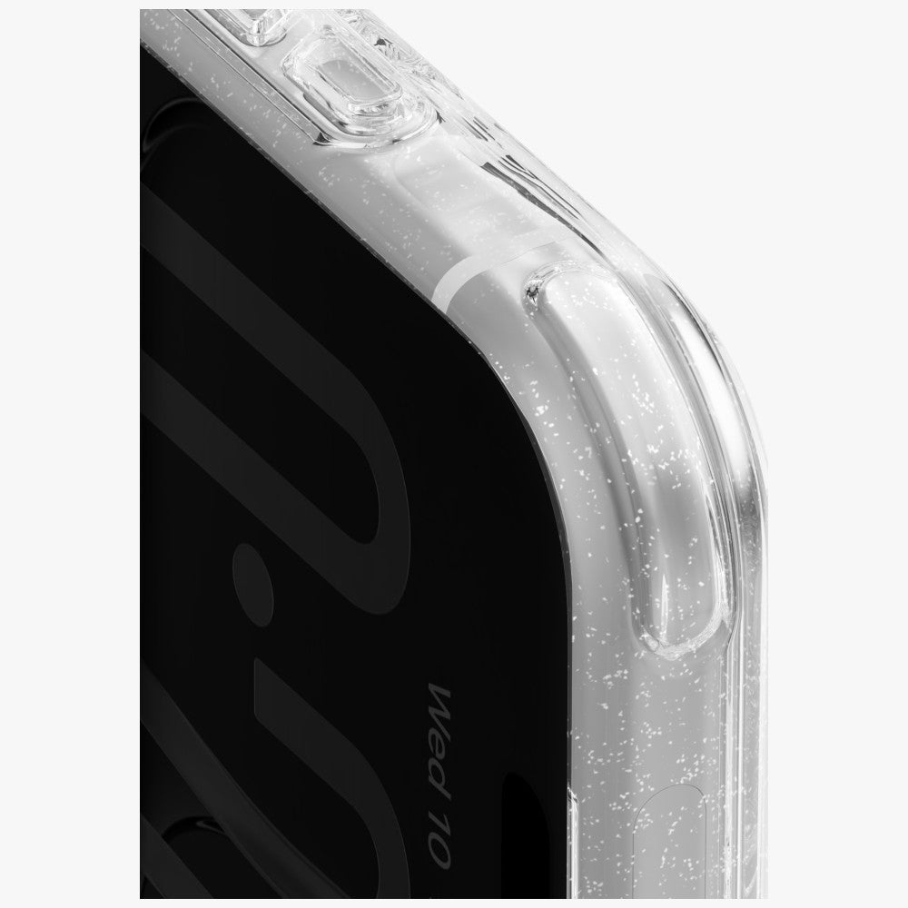 Uniq iPhone 18 Pro / iPhone 17 Pro - Σκληρή Θήκη με Πλαίσιο Σιλικόνης και MagSafe - LifePro Xtreme - Tinsel Clear