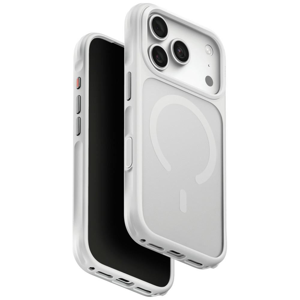 Uniq iPhone 18 Pro / iPhone 17 Pro - Σκληρή Θήκη με Πλαίσιο Σιλικόνης και MagSafe - Veren MagClick - Chalk Frost