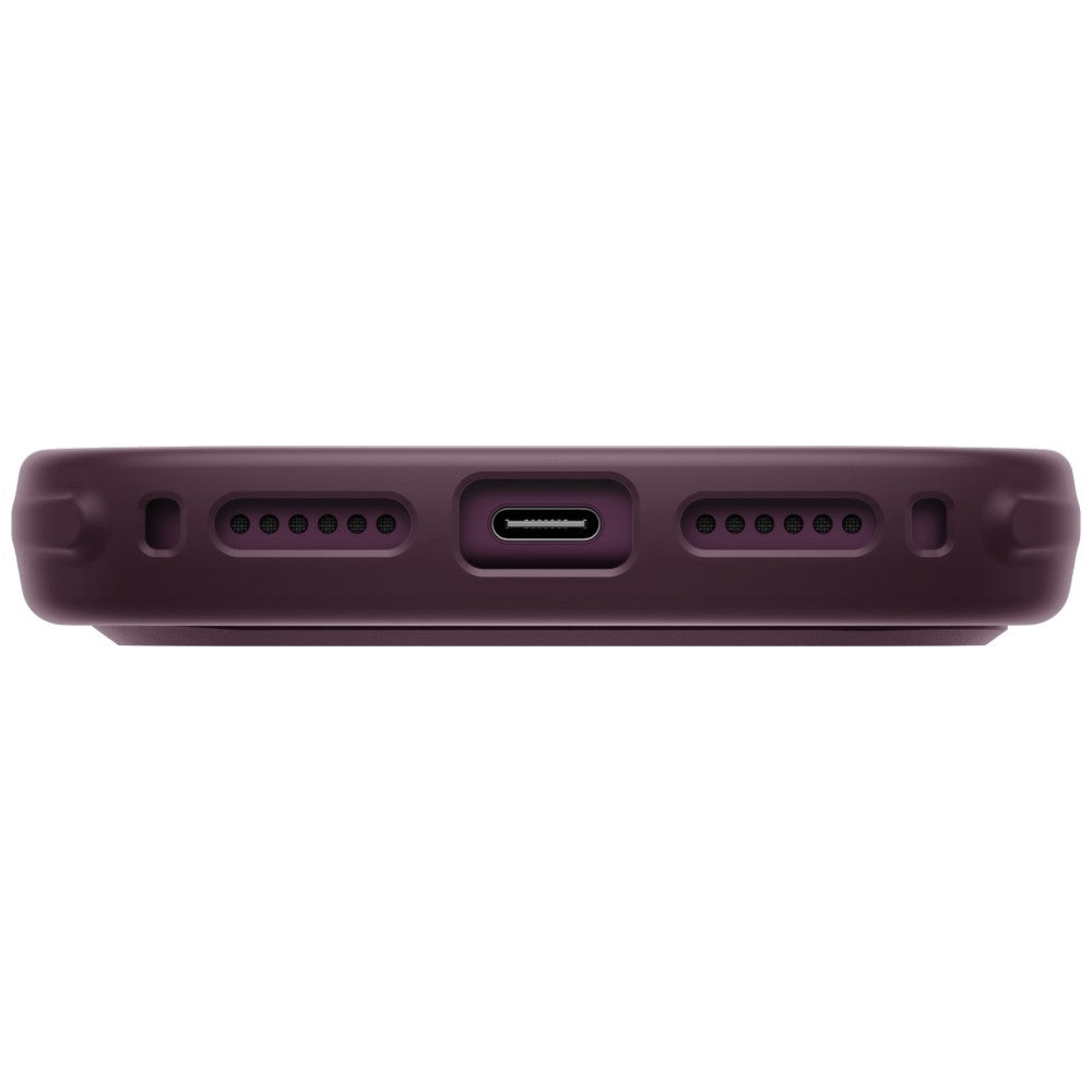 Uniq iPhone 18 Pro Max / iPhone 17 Pro Max - Σκληρή Θήκη με Πλαίσιο Σιλικόνης και MagSafe - Veren MagClick - Burgundy