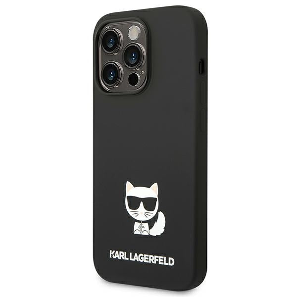 Karl Lagerfeld iPhone 14 Pro Max Silicone Choupette Body Θήκη Σιλικόνης - Black - KLHCP14XSLCTBK
