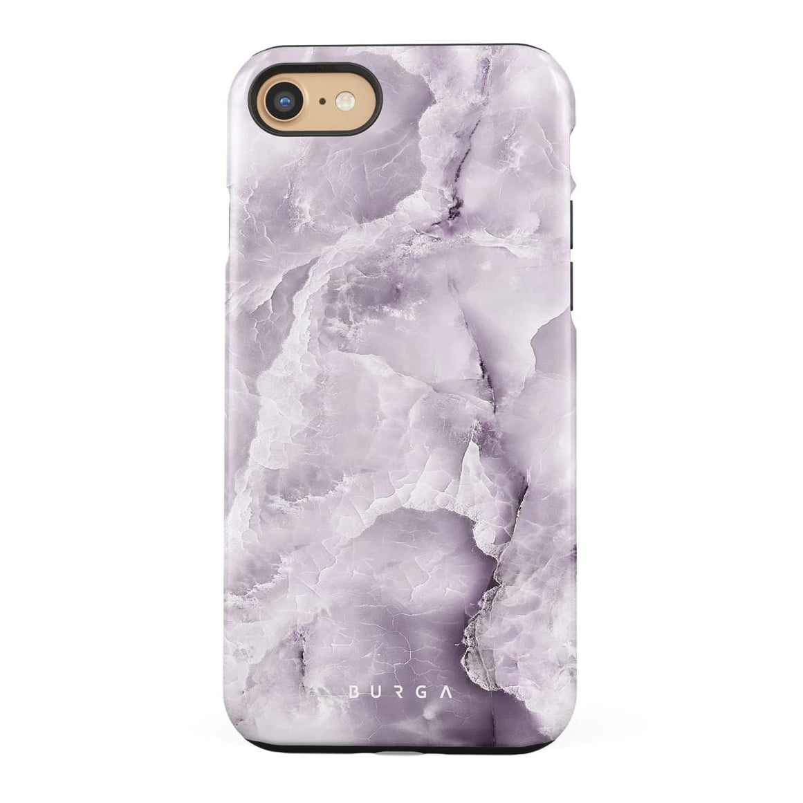 Burga iPhone SE 2022 / SE 2020 / 7 / 8 Fashion Tough Σκληρή Θήκη - Black Currant