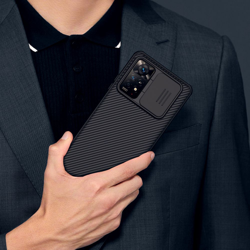 Nillkin Xiaomi Redmi Note 11 Pro / Note 11 Pro 5G CamShield Pro Σκληρή Θήκη με Κάλυμμα για την Κάμερα - Black