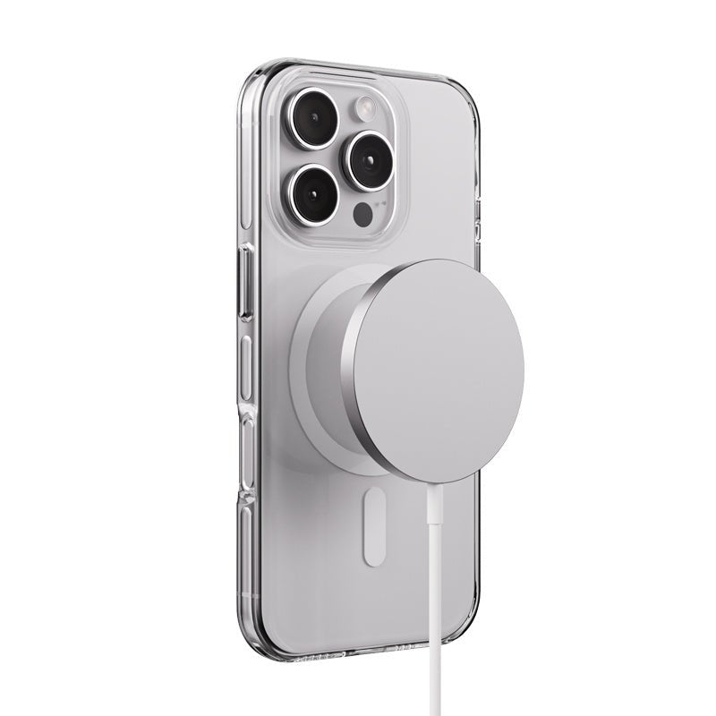 Crong iPhone 16 Pro Clear Mag Pro - Σκληρή Θήκη με MagSafe - Clear