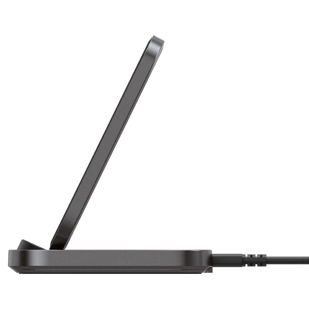 Spigen PF2102 Arcfield 15W Βάση Ασύρματης Φόρτισης Qi Charge με Καλώδιο Type-C - Black