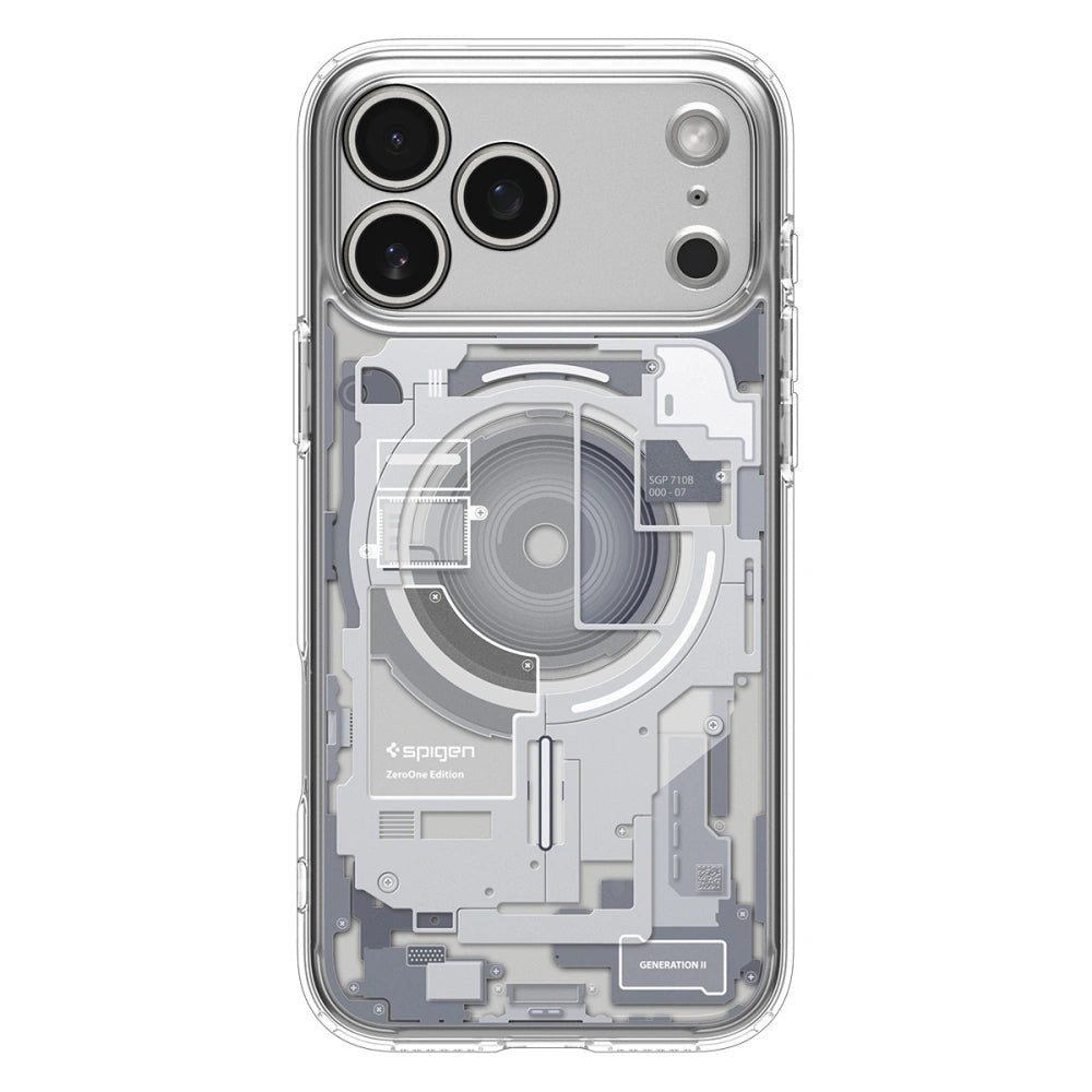 Spigen iPhone 17 Pro - Ultra Hybrid Mag - Σκληρή Θήκη με Πλαίσιο Σιλικόνης Και MagSafe - Zero One White