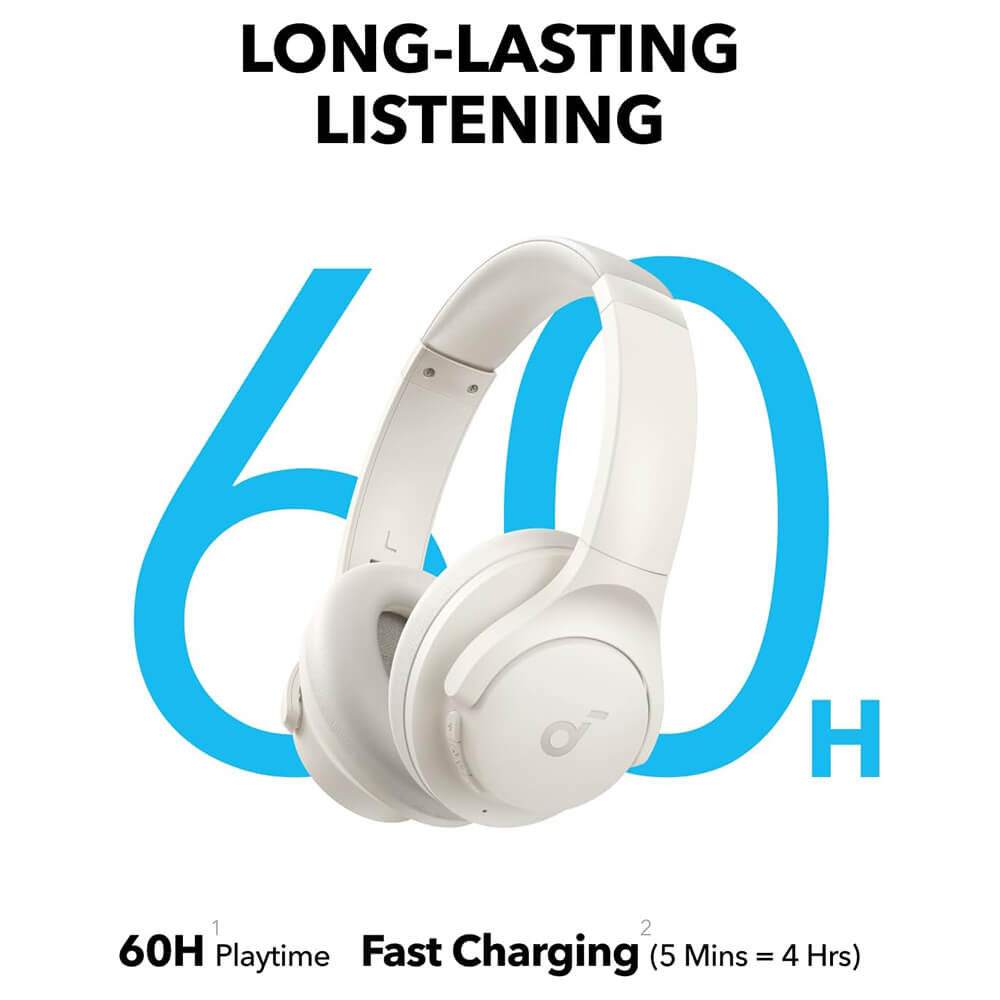 Anker SoundCore Life Q11i Ασύρματα Bluetooth Ακουστικά - White