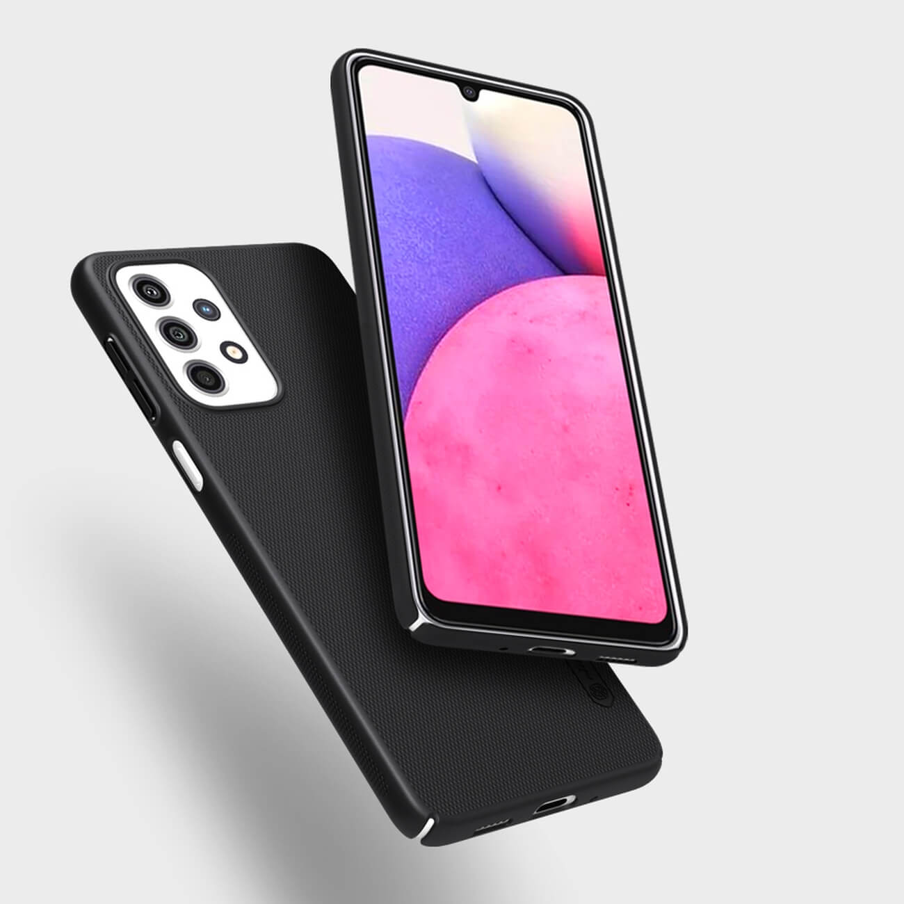 Nillkin Samsung Galaxy A33 5G Super Frosted Shield Pro Σκληρή Θήκη με Πλαίσιο Σιλικόνης - Black