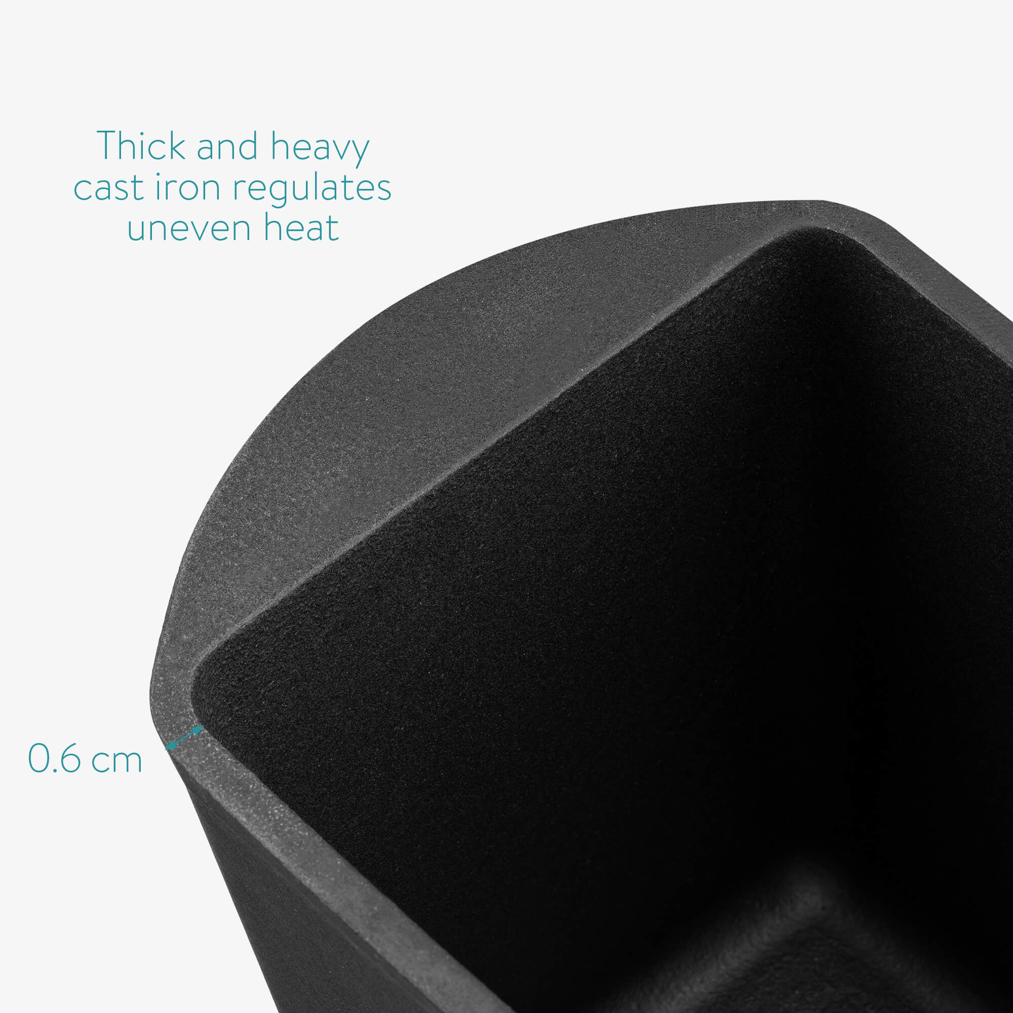 Navaris Μαντεμένια Φόρμα Ψωμιού με Καπάκι - 34cm - Black - 52635.01