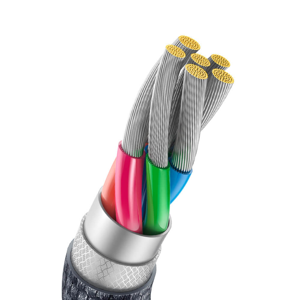 Baseus Crystal Shine Cable USB to Type C 100W - Καλώδιο Δεδομένων και Γρήγορης Φόρτισης 1.2M - Black - CAJY000401