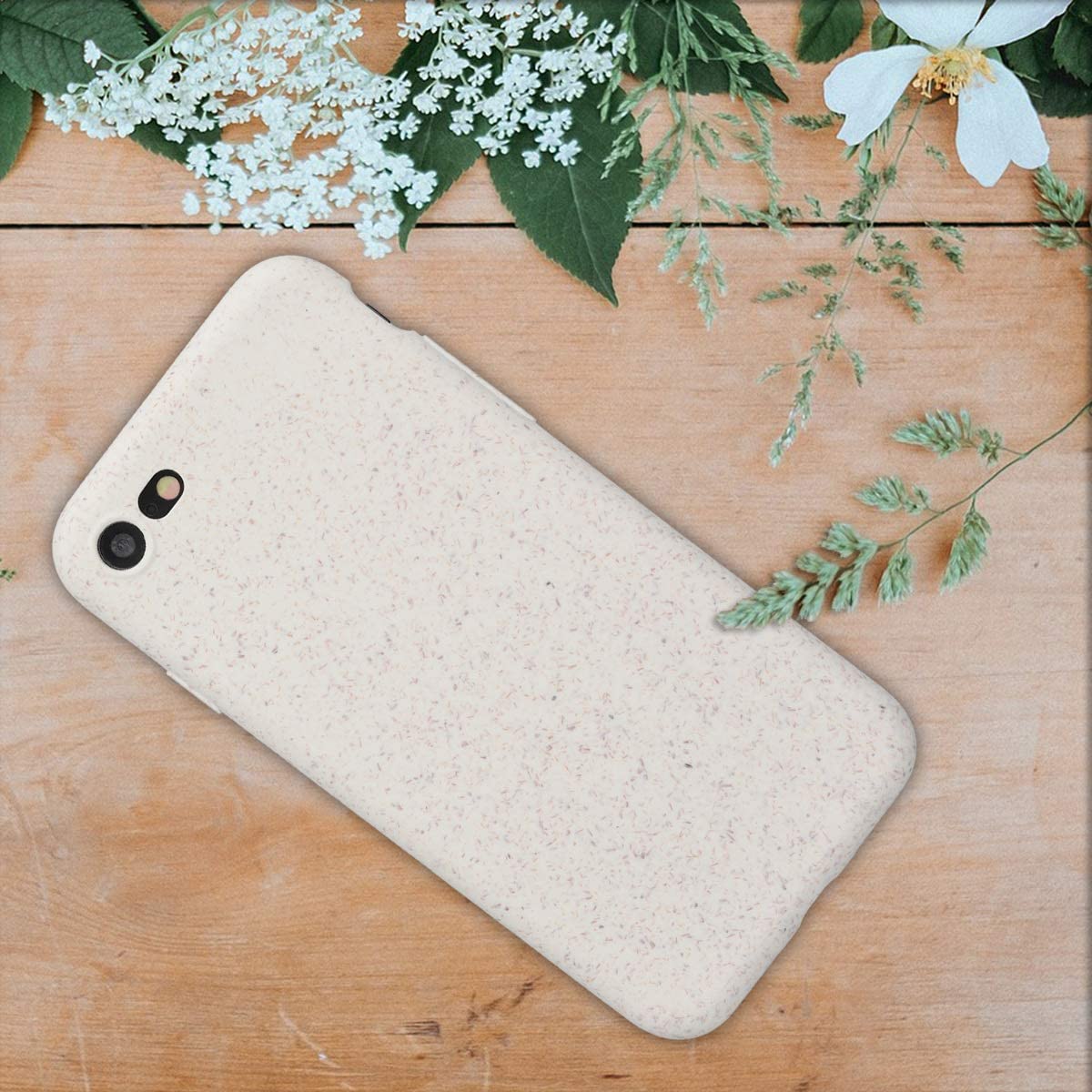 Kalibri iPhone SE 2022 / SE 2020 / 7 / 8 Θήκη Σιλικόνης TPU με Ανακυκλώσιμο και Βιοδιασπώμενο Υλικό - White - 49106.02