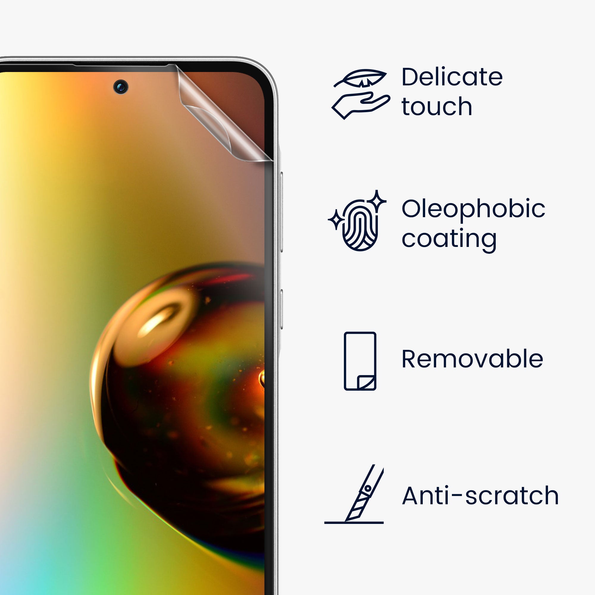 KW Samsung Galaxy A35 5G - Σετ με 6 Μεμβράνες Προστασίας Οθόνης - Διάφανες