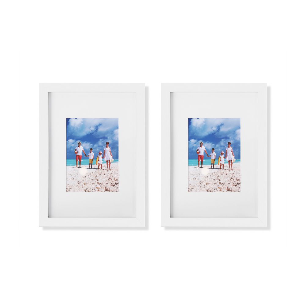 Songmics Σετ με 2 Κορνίζες - White - RPF04WT