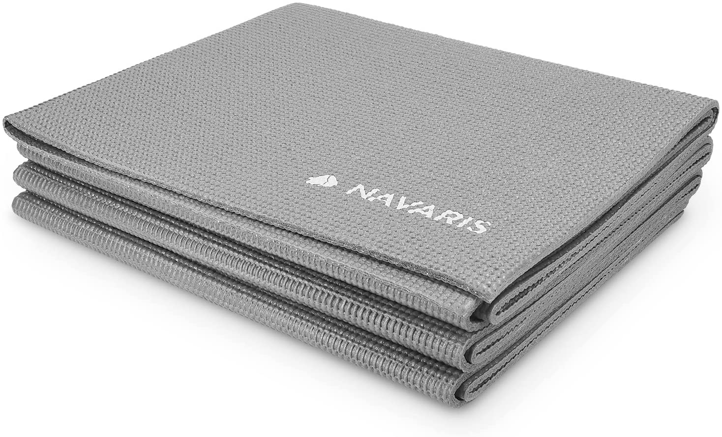 Navaris Workout Mat Στρώμα Γυμναστικής για Γυμναστική / Yoga / Pilates - 4mm Πάχος - Grey - 45983.22