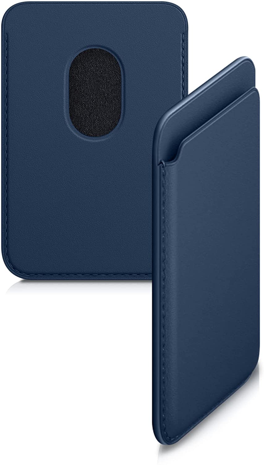 KW iPhone Θήκη από Συνθετικό Δέρμα για Πιστωτικές Κάρτες - Blue - 54606.17