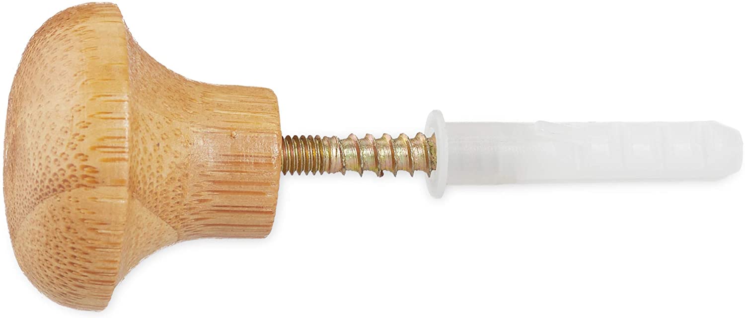 Relaxdays Διακοσμητικός Καθρέπτης Τοίχου από Μπαμπού Design Round - Natural - 4052025265021