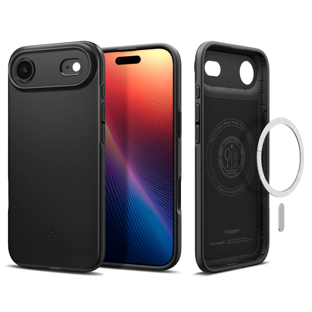 Spigen iPhone Air - Thin Fit Mag - Σκληρή Θήκη με MagSafe - Black
