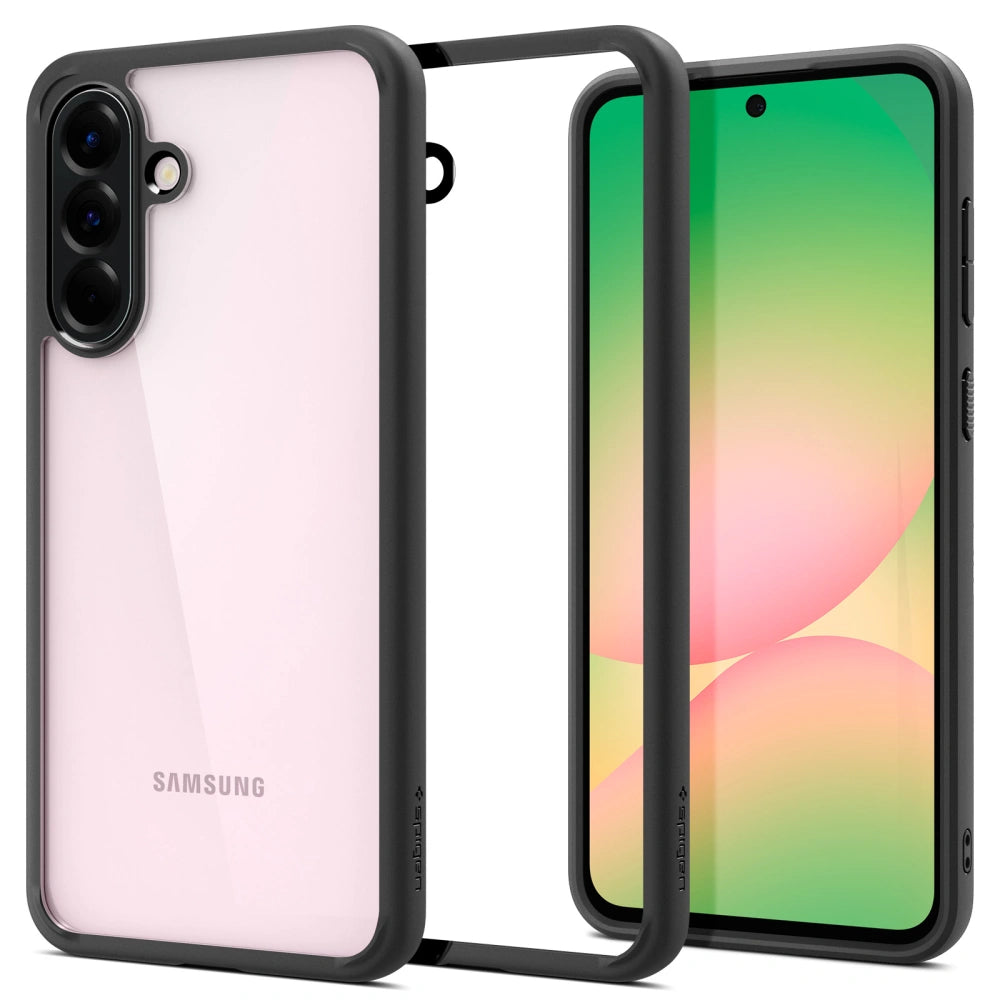 Spigen Samsung Galaxy A56 5G Ultra Hybrid - Σκληρή Θήκη με Πλαίσιο Σιλικόνης - Matte Black / Clear
