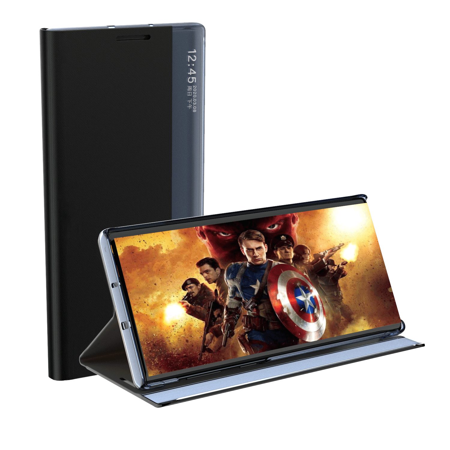 OEM Samsung Galaxy A54 5G Sleep Case Θήκη Βιβλίο - Black