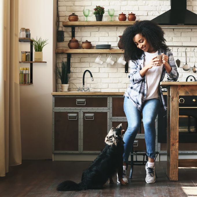 Relaxdays Γωνιακό Ράφι Τοίχου - 42,5 x 26,5 x 26,5 cm - Brown / Black - 4052025338848