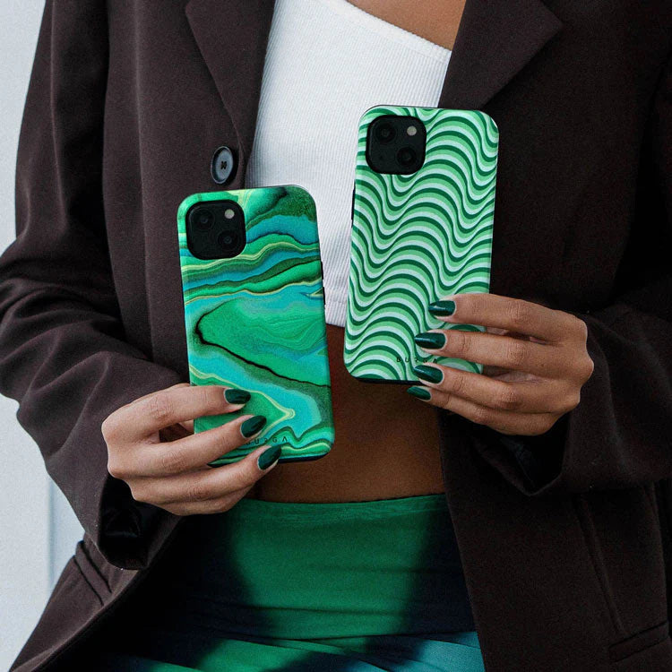 Burga iPhone 16 Fashion Tough MagSafe Σκληρή Θήκη με MagSafe - Rock On