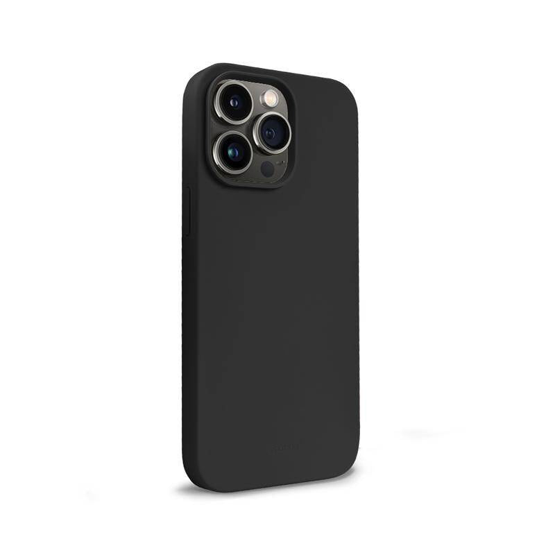 Crong iPhone 14 Pro Color Cover Θήκη Σιλικόνης - Black