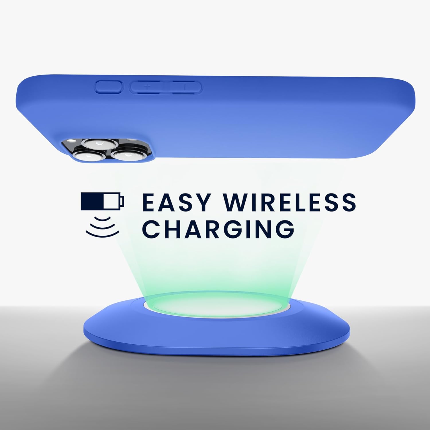 KW iPhone 16 Pro Max Λεπτή Θήκη Σιλικόνης TPU - Baltic Blue