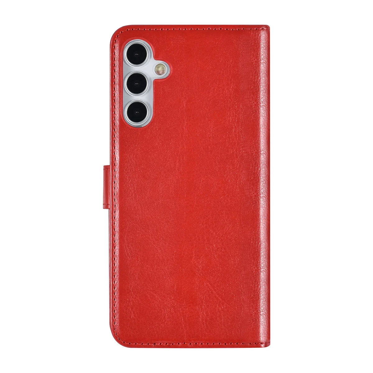 Tuniq Samsung Galaxy A15 4G / A15 5G - Θήκη Πορτοφόλι Stand από Δερματίνη - Κόκκινη