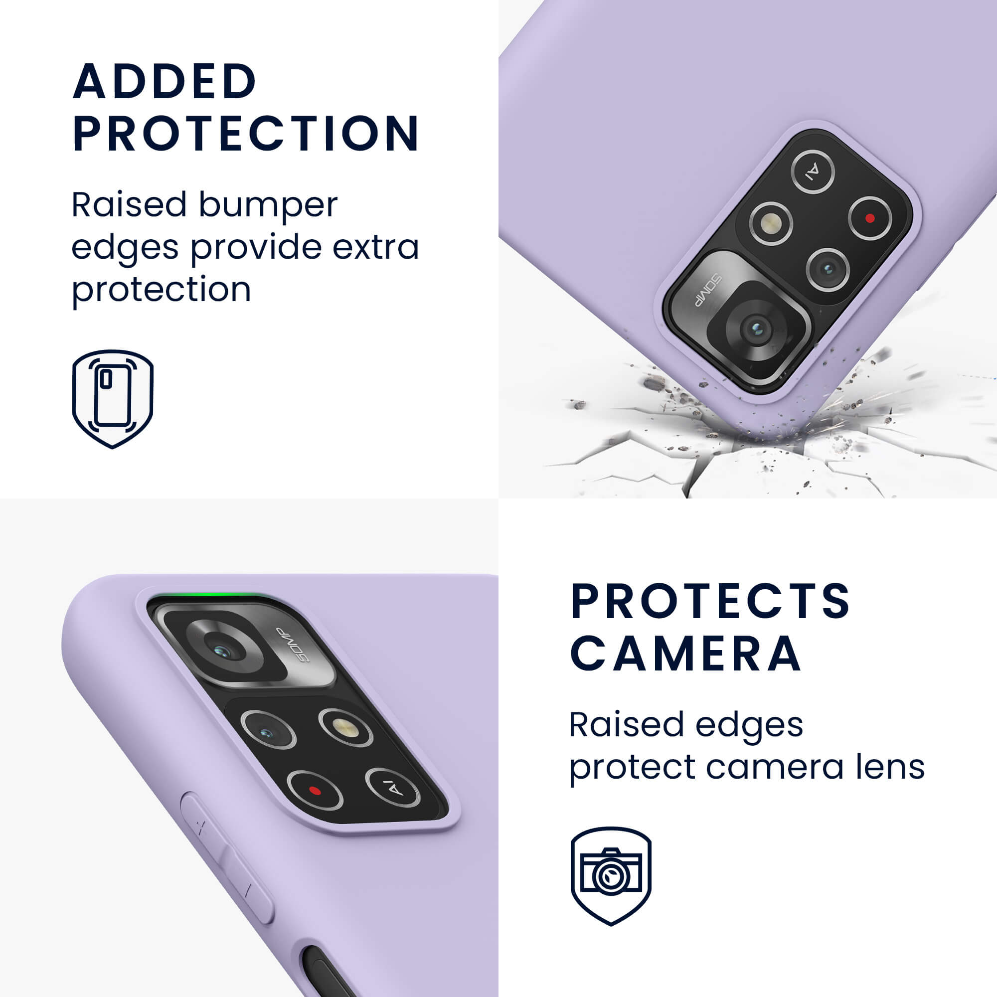 KW Xiaomi Poco M4 Pro 5G / Redmi Note 11S 5G Θήκη Σιλικόνης TPU - Lavender - 57024.108