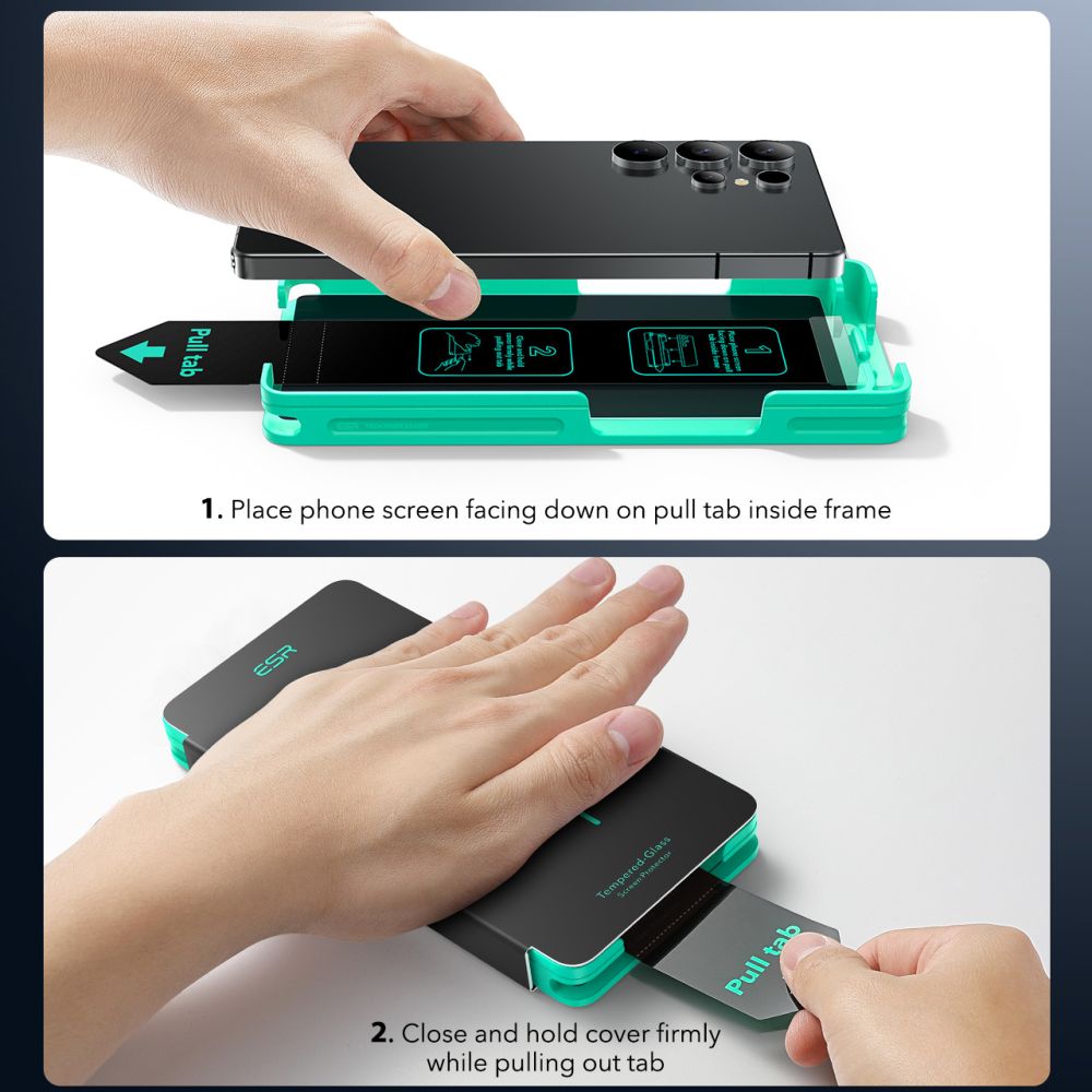 ESR Samsung Galaxy S25 Ultra - 2.5D 9H Full Screen Tempered Glass Αντιχαρακτικό Γυαλί Οθόνης - Privacy - Black