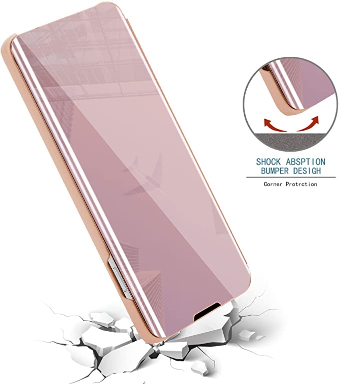 Cadorabo iPhone 13 Pro Clear View Θήκη Βιβλίο - Pink