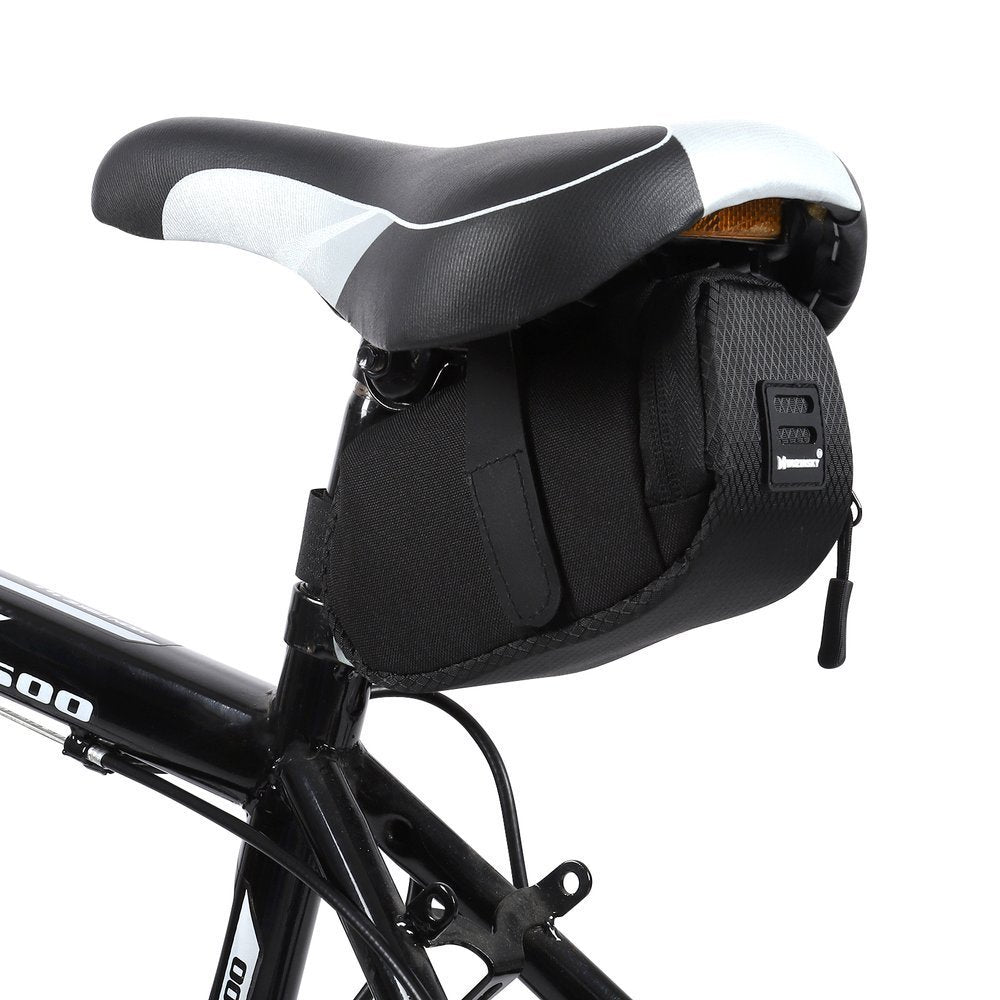 Wozinsky Bike Saddle Bag - Τσάντα Αποθήκευσης για Σέλα Ποδηλάτων 0,6L - Black - WBB8BK