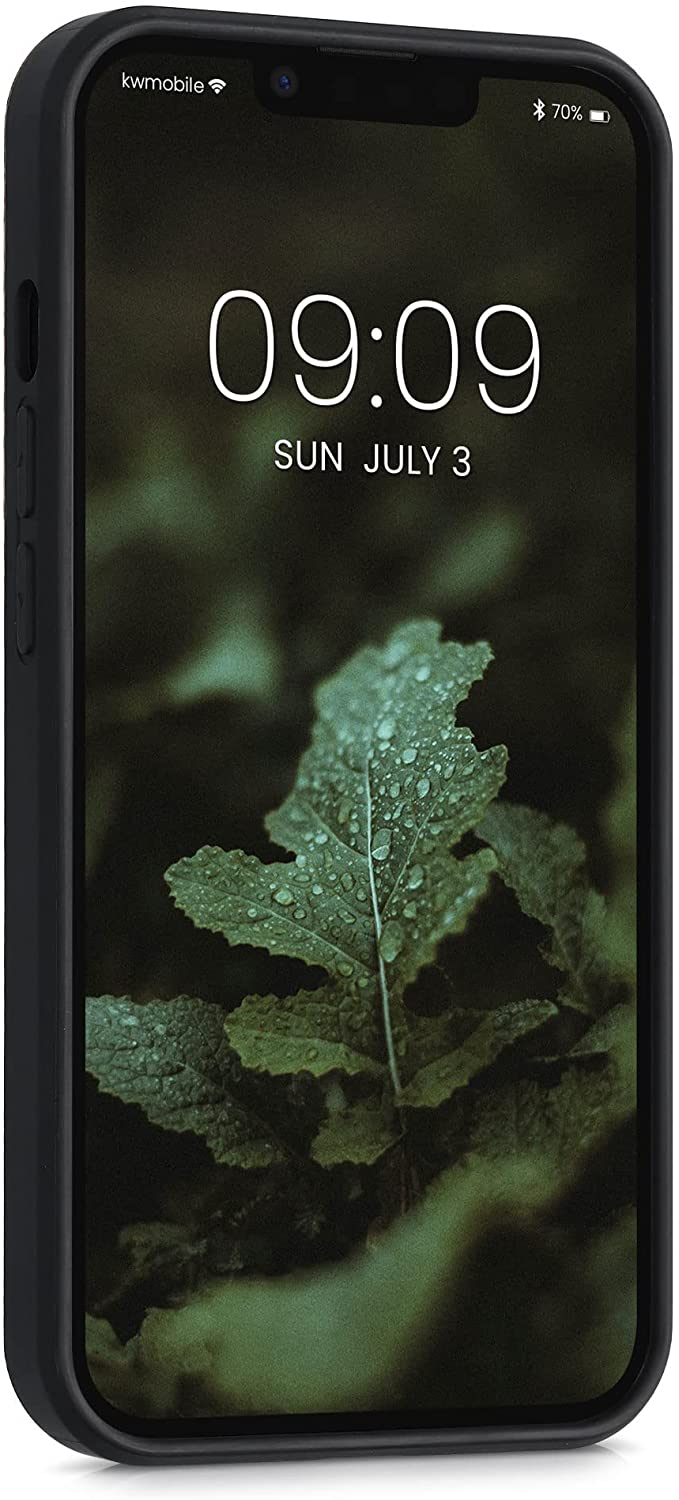 KW iPhone 13 Θήκη από Φυσικό Ξύλο Design Indian Sun - Dark Brown - 55953.07