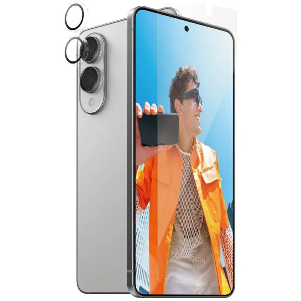 PanzerGlass Samsung Galaxy S25 Edge - 2in1 Σετ με 1 Αντιχαρακτικό Γυαλί Οθόνης και 1 Αντιχαρακτικό Γυαλί για την Κάμερα - Clear