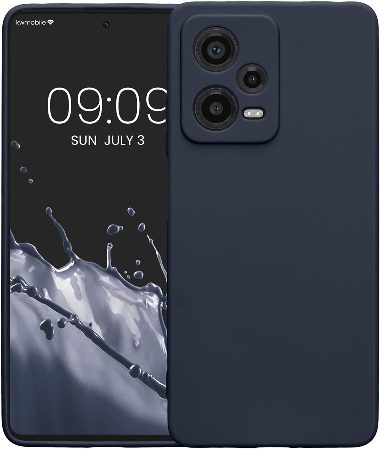 KW Xiaomi Redmi Note 12 Pro 5G Θήκη Σιλικόνης TPU - Deep Ocean