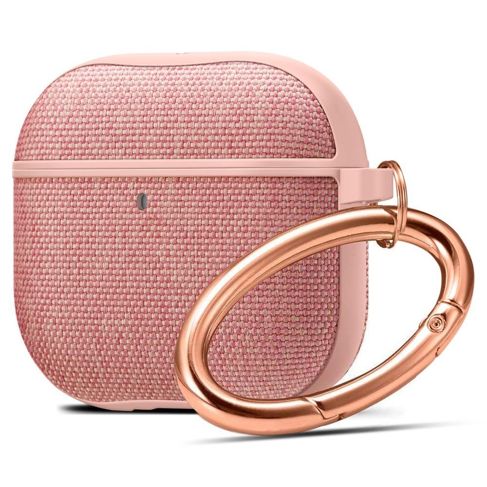 Spigen AirPods 4 Θήκη Urban Fit από Σιλικόνη και Ύφασμα - Rose Gold