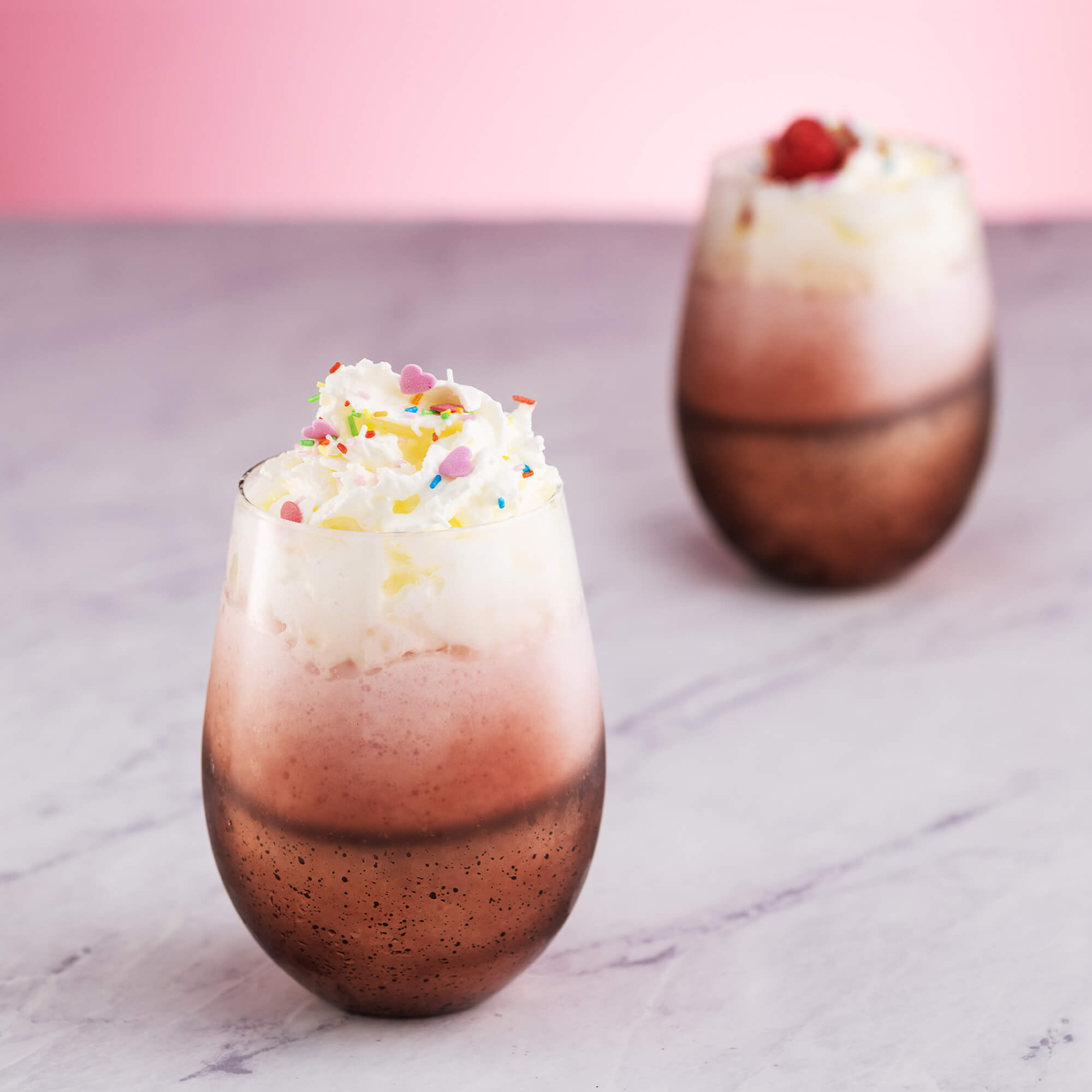 Navaris Σετ με 4 Γυάλινα Ποτήρια - Rose Gold - 56248.01