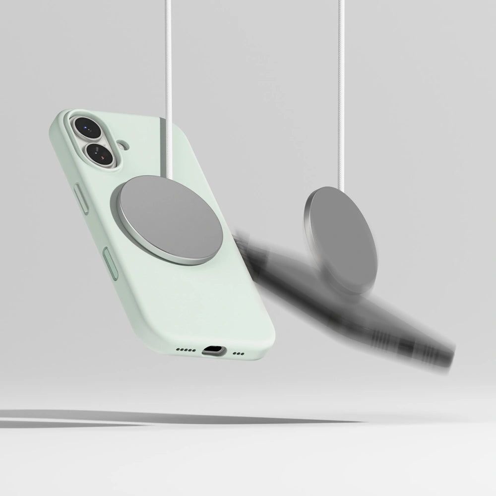 Ringke iPhone 17 - Silicone Magnetic MagSafe - Θήκη Σιλικόνης με MagSafe - Soft Mint