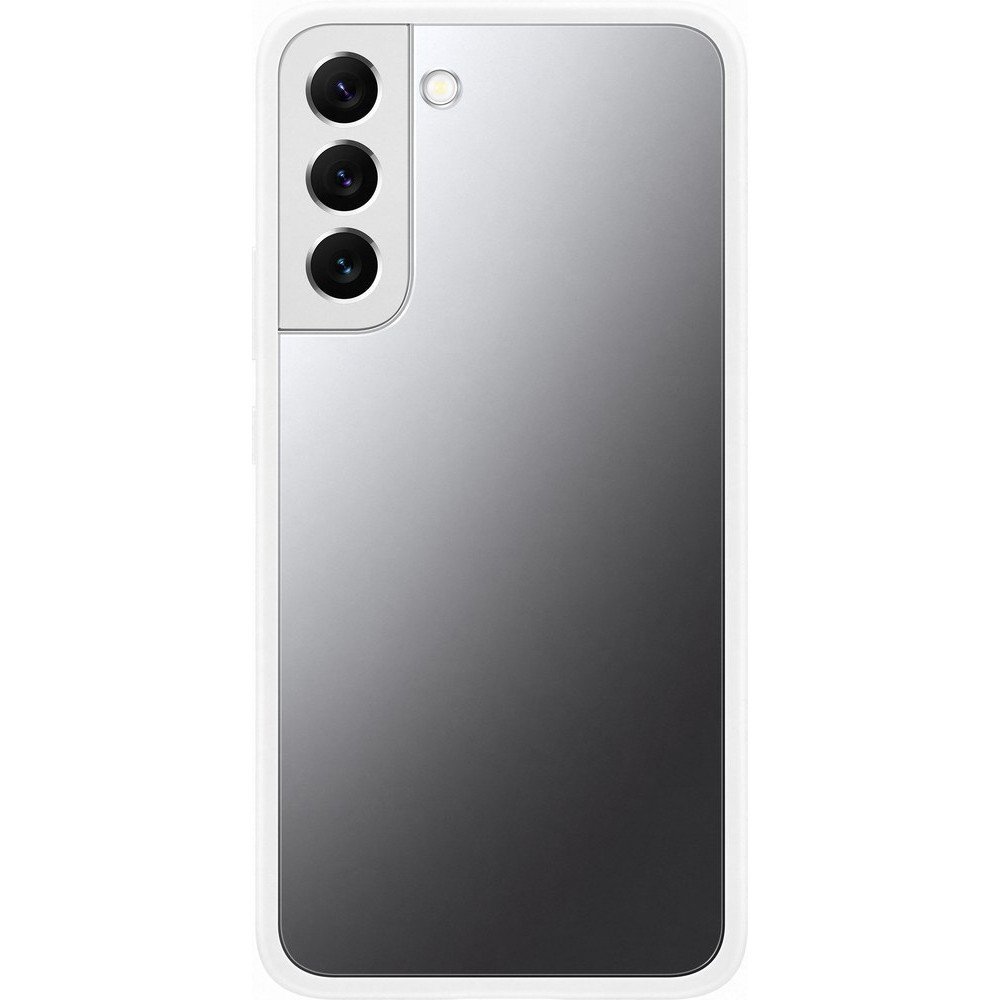 Samsung Frame Cover Samsung Galaxy S22 Plus Σκληρή Θήκη με Πλαίσιο Σιλικόνης - White - EF - MS906CWEGWW