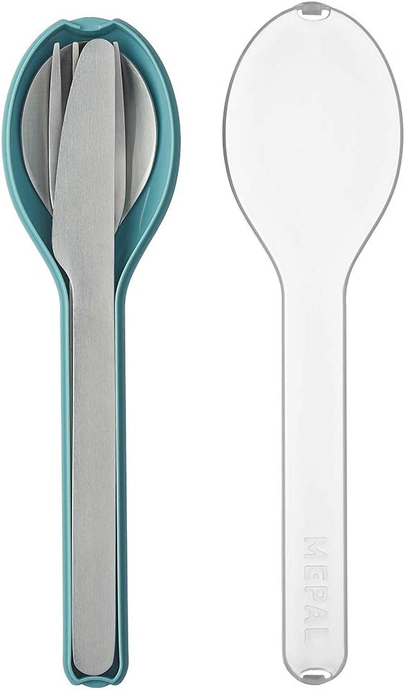 Mepal Cutlery Ellipse Σετ Μαχαιροπήρουνων - Σετ 3 Τεμαχίων - BPA FREE - Nordic Green