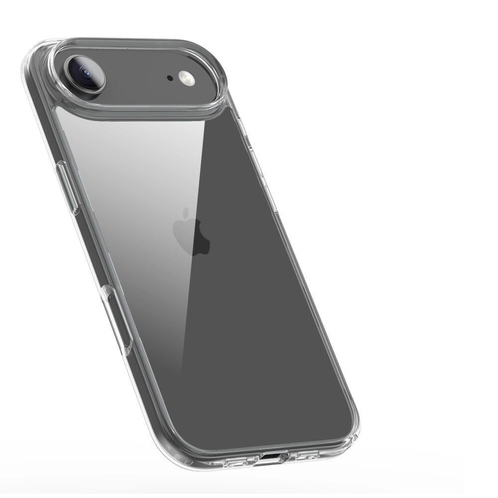 Tech-Protect iPhone Air Flexair Hybrid - Σκληρή Θήκη με Πλαίσιο Σιλικόνης - Διάφανη