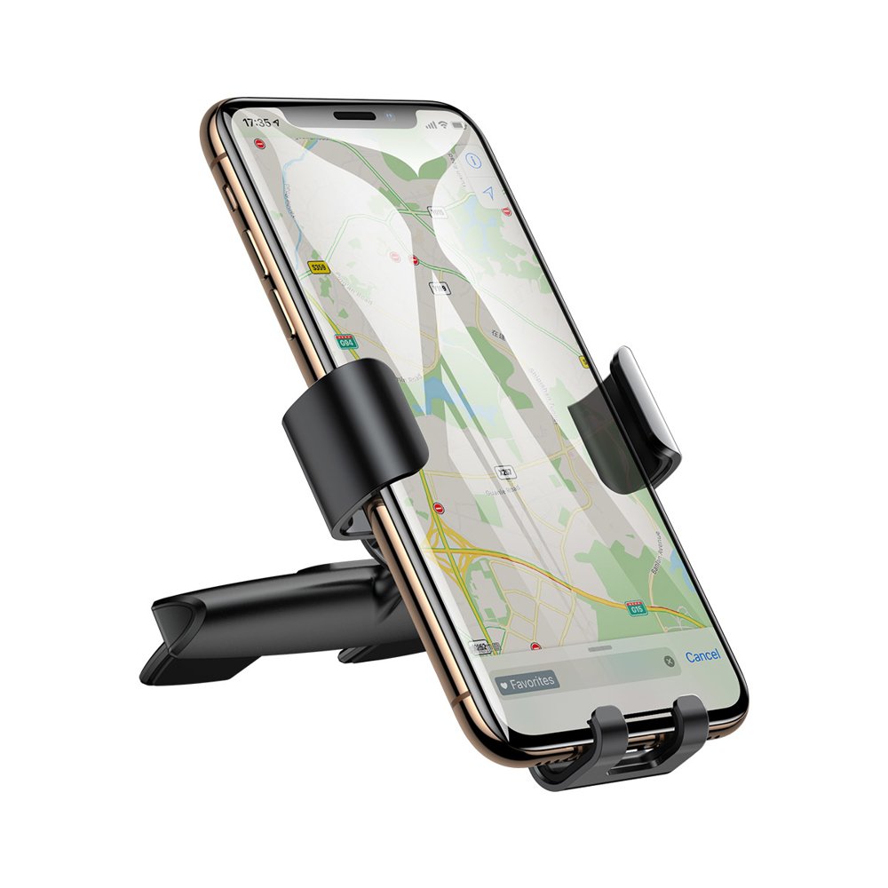 Baseus Metal Age Gravity Car Mount for CD Slot - Universal Βάση Αυτοκινήτου για την Υποδοχή του CD Player - Black - SUYL-J01